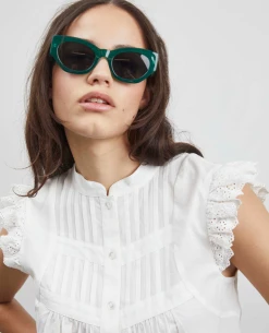 Ichi Fivaro White Shirt -Fashion Clothing IchiFivaroWhiteShirt1