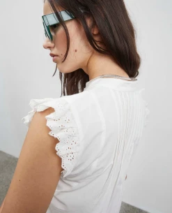 Ichi Fivaro White Shirt -Fashion Clothing IchiFivaroWhiteShirt4