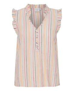 Ichi Gry Muskmelon Multicolour Top