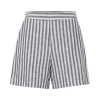 Ichi Gry Natural Stripe Shorts -Fashion Clothing IchiGryNaturalStripeShorts2
