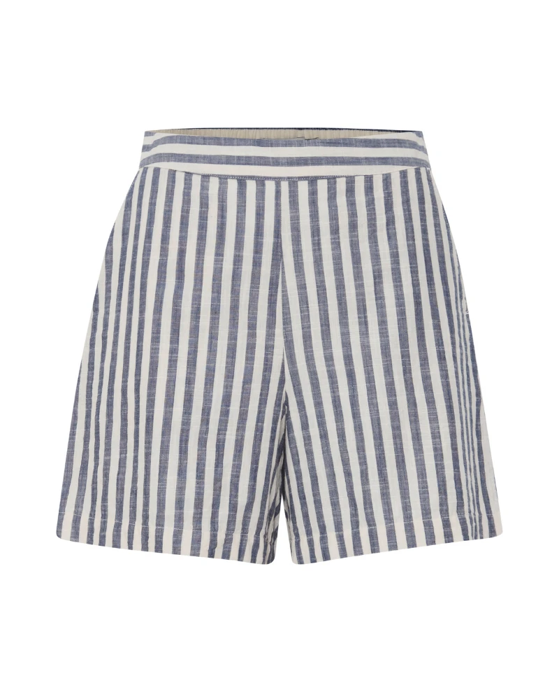 Ichi Gry Natural Stripe Shorts 3 Ichi Gry Natural Stripe Shorts