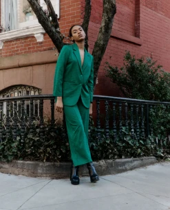 Ichi Kate Cameleon Cadmium Green Trousers 12 Ichi Kate Cameleon Cadmium Green Trousers -Fashion Clothing IchiKateCameleonCadiumGreenTrouser