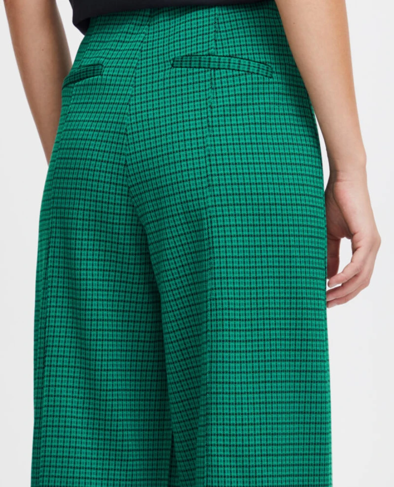 Ichi Kate Cameleon Cadmium Green Trousers 9 Ichi Kate Cameleon Cadmium Green Trousers - Image 7