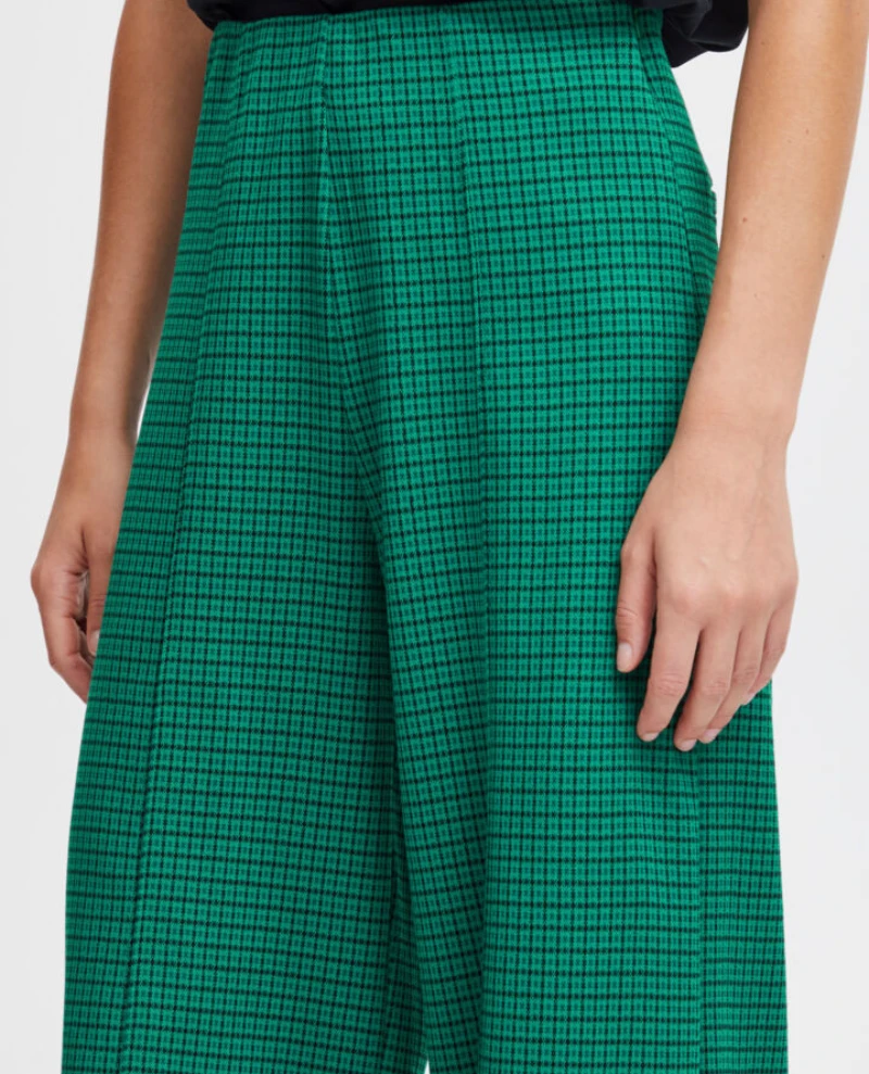 Ichi Kate Cameleon Cadmium Green Trousers 8 Ichi Kate Cameleon Cadmium Green Trousers - Image 6