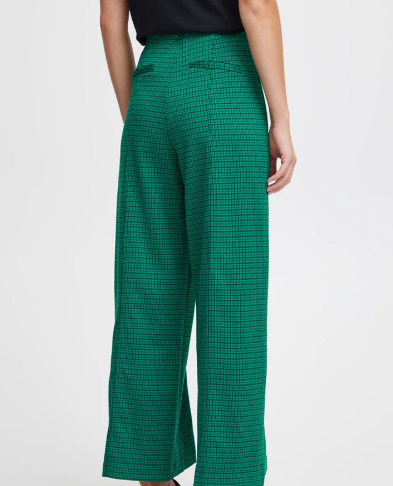 Ichi Kate Cameleon Cadmium Green Trousers 7 Ichi Kate Cameleon Cadmium Green Trousers - Image 5