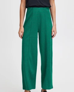 Ichi Kate Cameleon Cadmium Green Trousers 14 Ichi Kate Cameleon Cadmium Green Trousers -Fashion Clothing IchiKateCameleonCadiumGreenTrouser 6