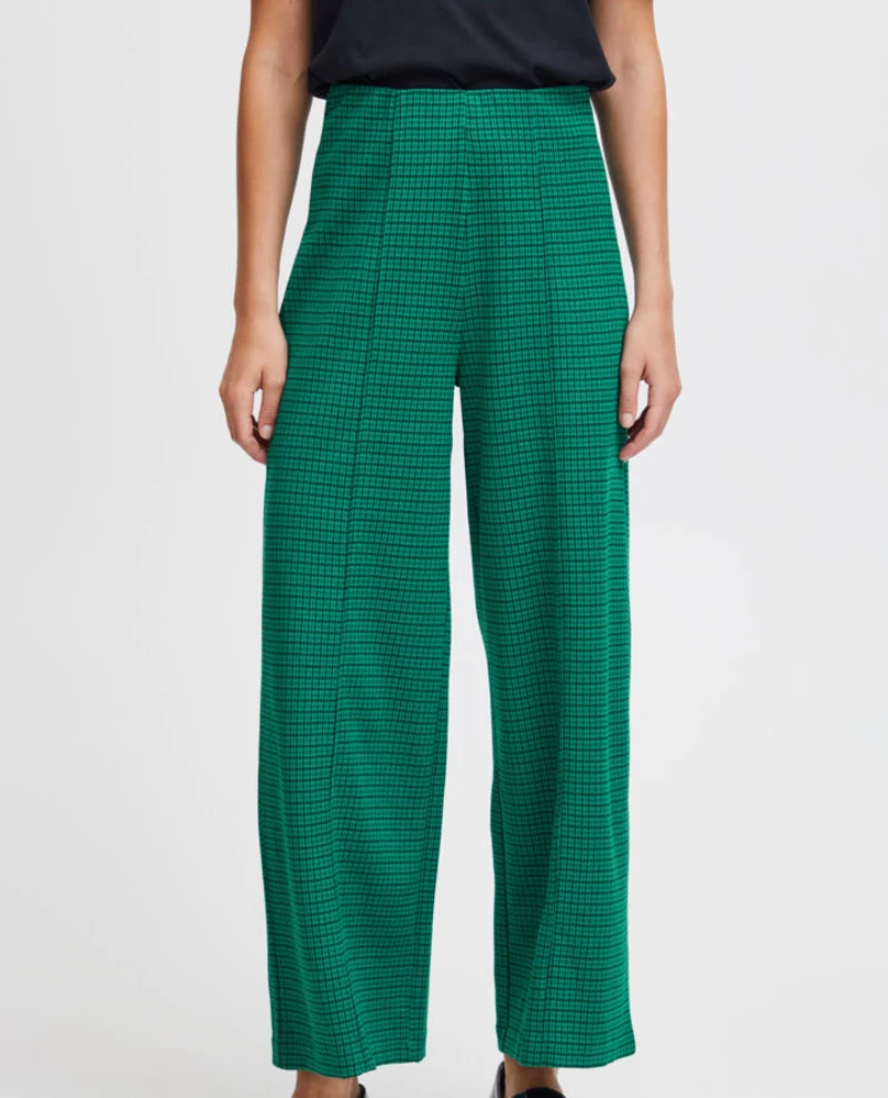 Ichi Kate Cameleon Cadmium Green Trousers 6 Ichi Kate Cameleon Cadmium Green Trousers - Image 4