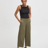 Ichi Kate Kalamata Culotte Trouser -Fashion Clothing IchiKateKalamataTrouser1
