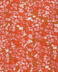 Ichi Tusnelda Orange Blouse -Fashion Clothing IchiTusneldaOrangeShirt 2