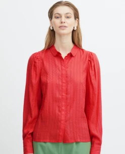Ichi Umano Poppy Red Shirt