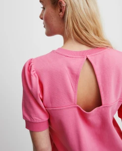 Ichi Yarla Super Pink Sweatshirt -Fashion Clothing IchiYarlaSuperPinkSweatshirt2