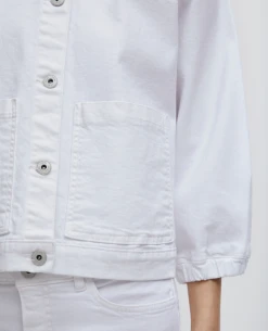 Ichi Ziggy Bright White Jacket -Fashion Clothing IchiZiggyBrightWhiteJacket4