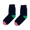 Jumper1234 Tip Toe Navy/Green Sock -Fashion Clothing Jumper1234 Tip Toe Navy Green Sock