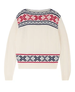 Jumper1234 Greek Guernsey White Knit