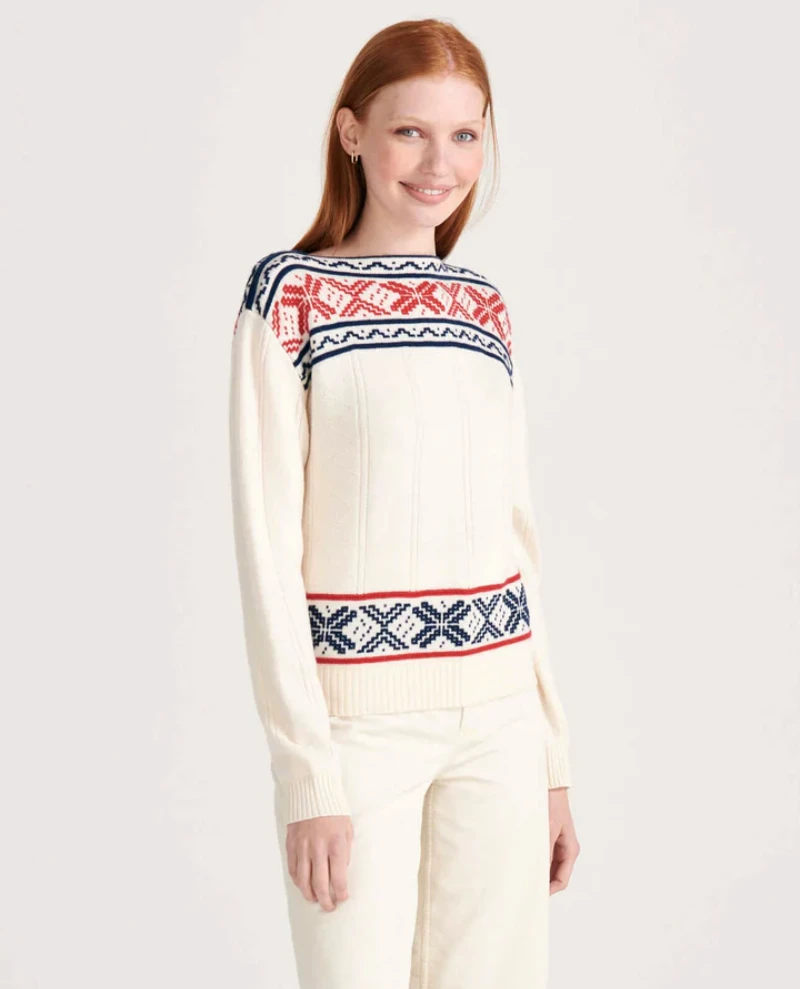 Jumper1234 Greek Guernsey White Knit 4 Jumper1234 Greek Guernsey White Knit - Image 2