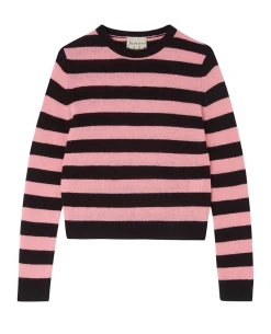 Jumper1234 Stripe Bitter Tea Rose Knit