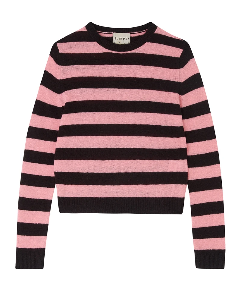 Jumper1234 Stripe Bitter Tea Rose Knit 3 Jumper1234 Stripe Bitter Tea Rose Knit