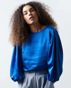 Lollys Laundry Bergen Blue Blouse