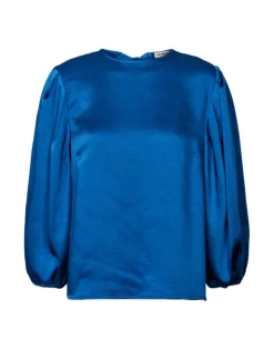 Lollys Laundry Bergen Blue Blouse -Fashion Clothing LollysLaundryBergenBlouse 4