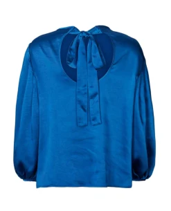 Lollys Laundry Bergen Blue Blouse -Fashion Clothing LollysLaundryBergenBlouse 5