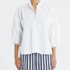 Lollys Laundry Faye White Shirt -Fashion Clothing LollysLaundryFayeWhiteBlouse