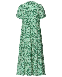 Lollys Laundry Freddy Flower Print Dress -Fashion Clothing LollysLaundryFreddyGreenFlowerPrintDress 2