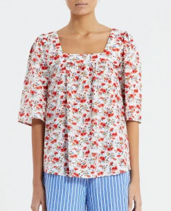 Lollys Laundry Sasha Orange Blouse