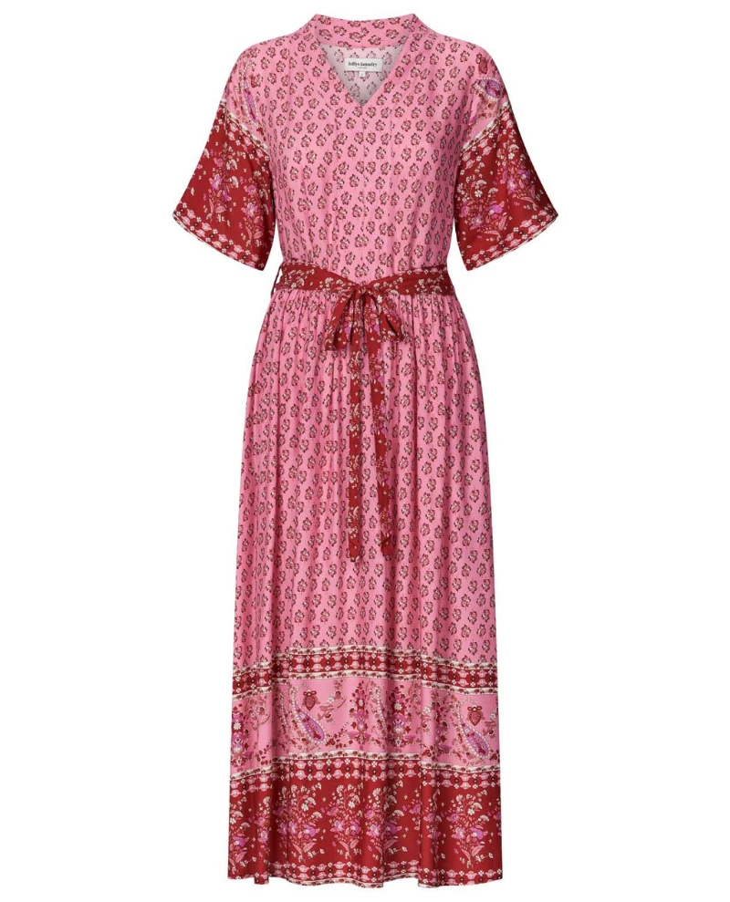 Lollys Laundry Sumia PInk Dress 6 Lollys Laundry Sumia PInk Dress - Image 4