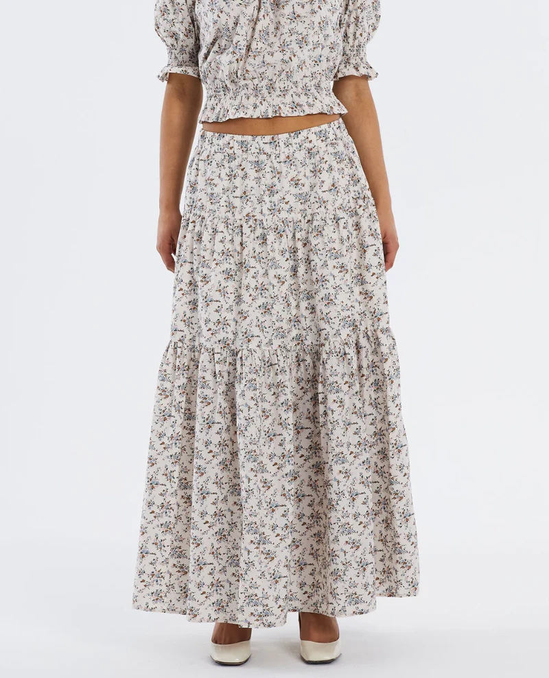 Lollys Laundry Sunset Flower Print Skirt 3 Lollys Laundry Sunset Flower Print Skirt