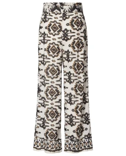 Lollys Laundry Vicky Aztec Print Pants -Fashion Clothing LollysLaundryVickyAztecTrousers 2