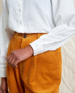 Lowie Checked Embroidered Blouse -Fashion Clothing LowieEmbroideredBlouse 4