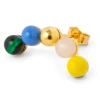 Lulu Copenhagen Fivers Coloured Earring