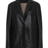 MDK Celaya Classic Black Blazer -Fashion Clothing MDK Celaya Black Jacket Front Biscuit Clothing