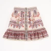Mabe Eden Print Multicolour Mini Skirt