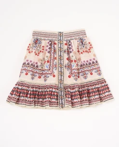Mabe Eden Print Multicolour Mini Skirt