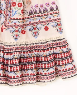 Mabe Eden Print Multicolour Mini Skirt -Fashion Clothing MabeEdenPrintMulticolourMaxiSkirt3