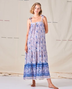 Mabe Joss Print Multicolor Sundress