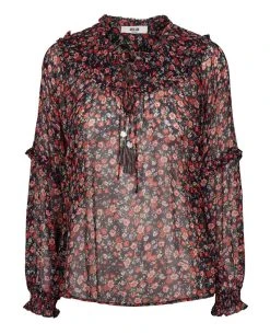 Moliin Roxanne Evening Blue Blouse