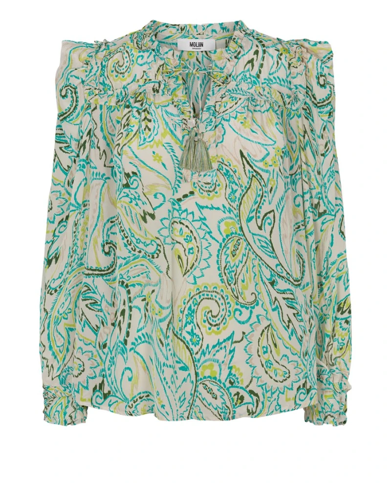Moliin Bea Twist Of Lime Blouse 3 Moliin Bea Twist Of Lime Blouse