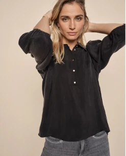 Mos Mosh Elia Carmela Black Blouse