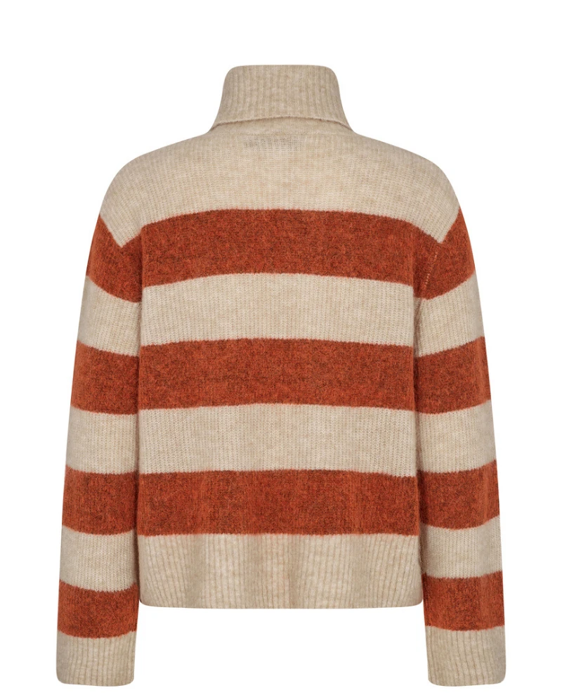 Mos Mosh Aidy Thora Stripe Ochre Rollneck Knit 5 Mos Mosh Aidy Thora Stripe Ochre Rollneck Knit - Image 3