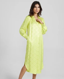 Mos Mosh Aldo Geo Yellow Plum Dress -Fashion Clothing MosMoshAlsoGeoDress 4