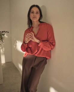 Mos Mosh Enfa Ochre Blouse -Fashion Clothing MosMoshEnfaOchreBlouse 5