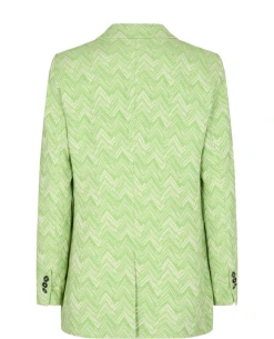 Mos Mosh Ivory Leela Arcadian Green Blazer -Fashion Clothing MosMoshLeelaBlazer 5