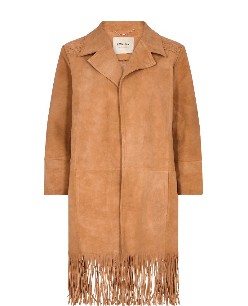 Mos Mosh Oakley Suede Fringe Tan Jacket 4 Mos Mosh Oakley Suede Fringe Tan Jacket - Image 2