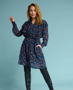 Pom Amsterdam Mythical Birds Dress