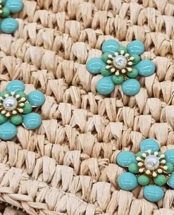 Nooki Abbie Blue Clutch -Fashion Clothing NookiAbbieBlueClutch5