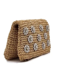 Nooki Abbie White Mix Clutch -Fashion Clothing NookiAbbieWhiteMixClutch4