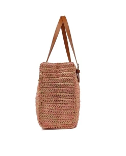 Nooki Katie Shopper Natural Pink Bag -Fashion Clothing NookiKatieShopperNaturalPinkBag4