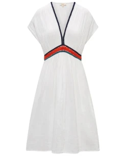Nooki Zion Muslin White Mix Maxi Dress -Fashion Clothing NookiZionMuslinWhiteMixMaxiDress3